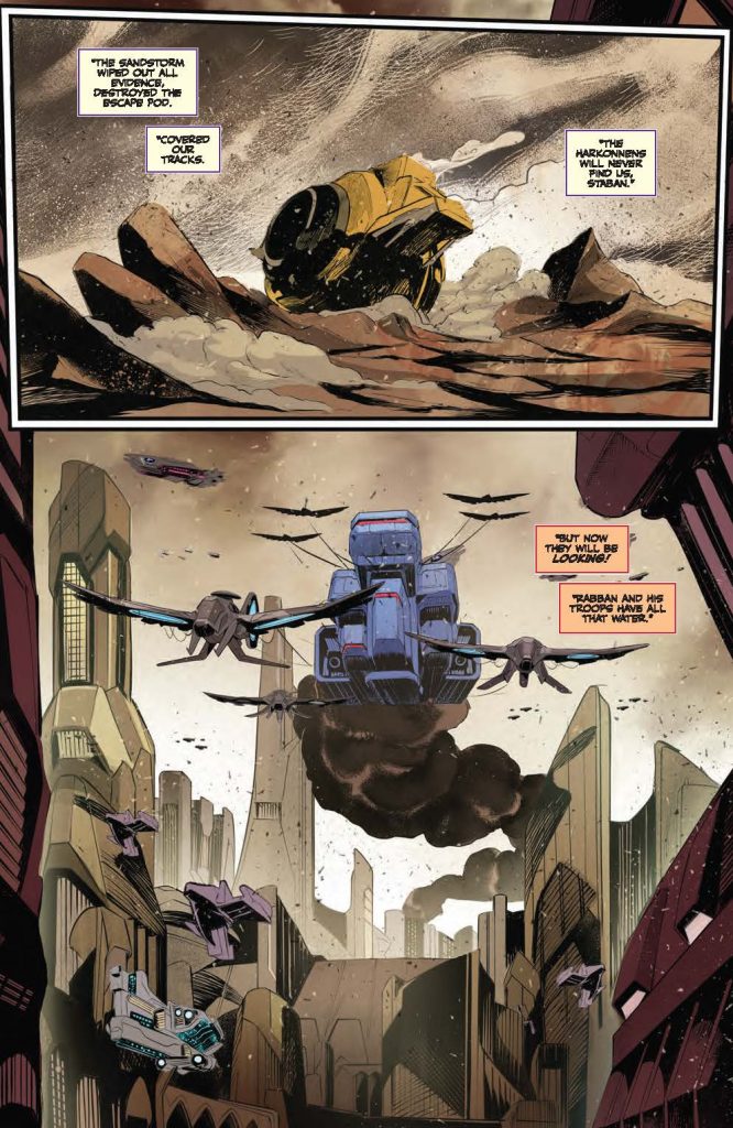 "Dune: The Waters of Kanly #4" preview page 4.
