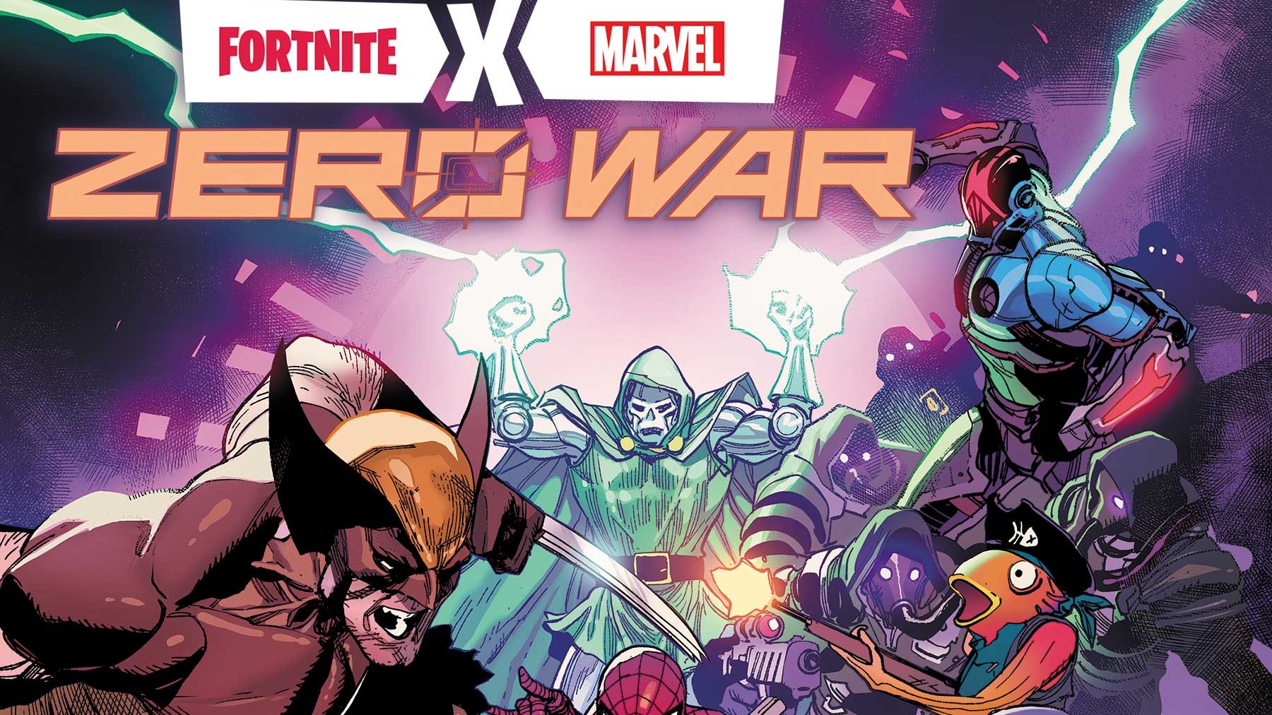 FORTNITE CODE ONLY X MARVEL COMIC BOOK ZERO WAR #5 (LOADING SCREEN) Leinil  Yu