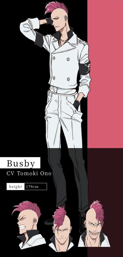 "Bleach: Thousand-Year Blood War" Busby character design.