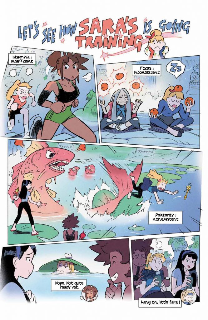 "Flavor Girls #2" preview page 5.