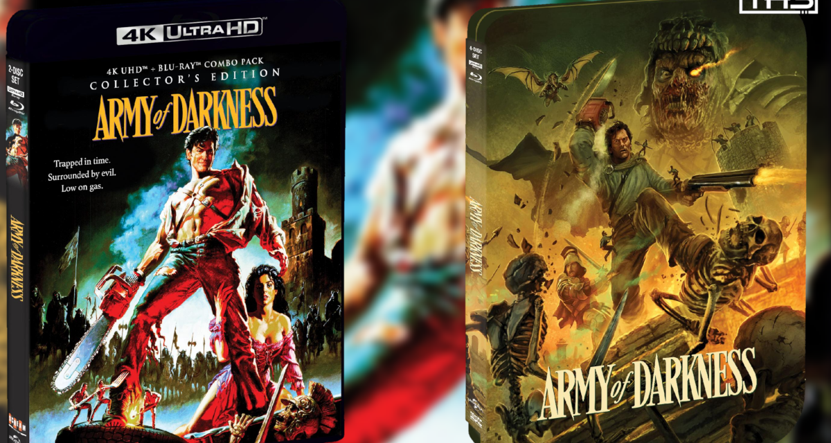 Army Of Darkness 4K Collector’s Edition & Steelbook Book Edition Coming This October.