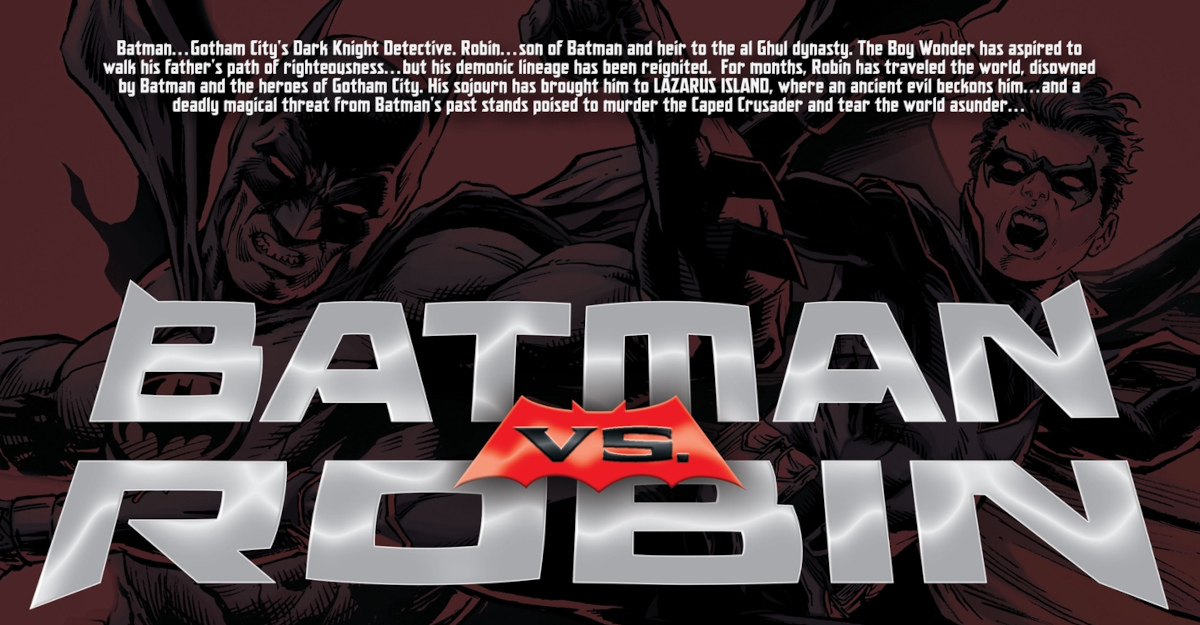 DC: Batman Vs. Robin – One Wayne Will Fall