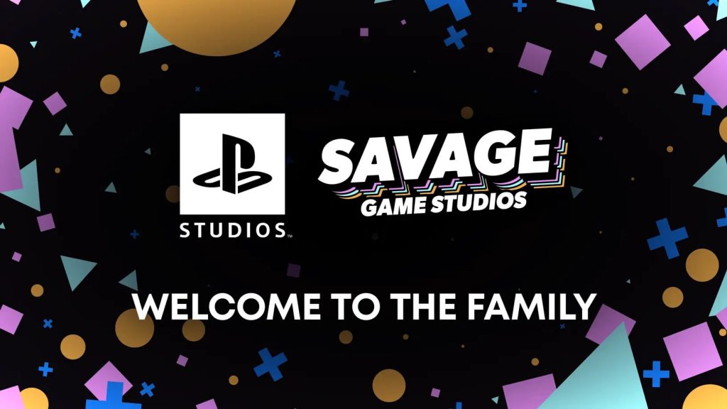 PlayStation Studios x Savage Game Studios key visual.