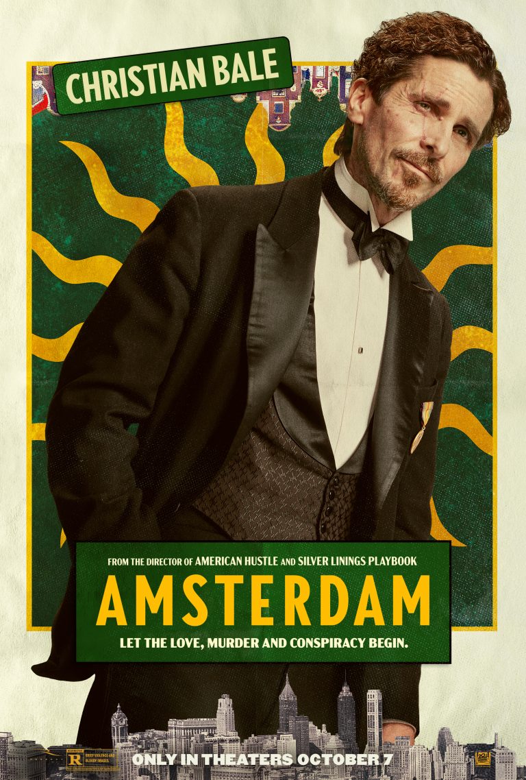 Meet the 'Amsterdam' Crew New Character Posters For Bale, Robbie, & More