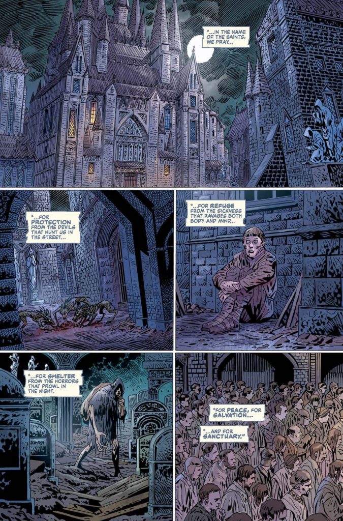 "Bloodborne: The Lady of the Lanterns #2" preview page 1.