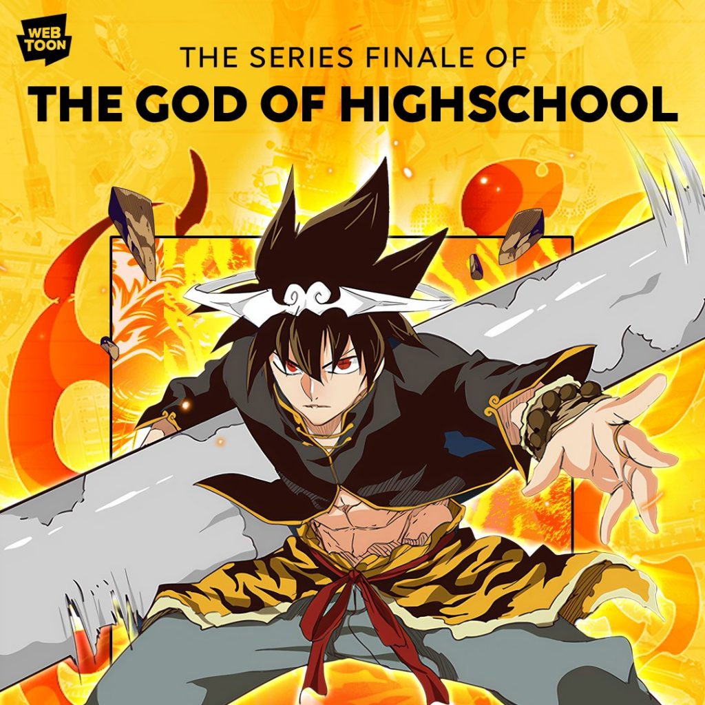The series finale of "The God of High School" art.