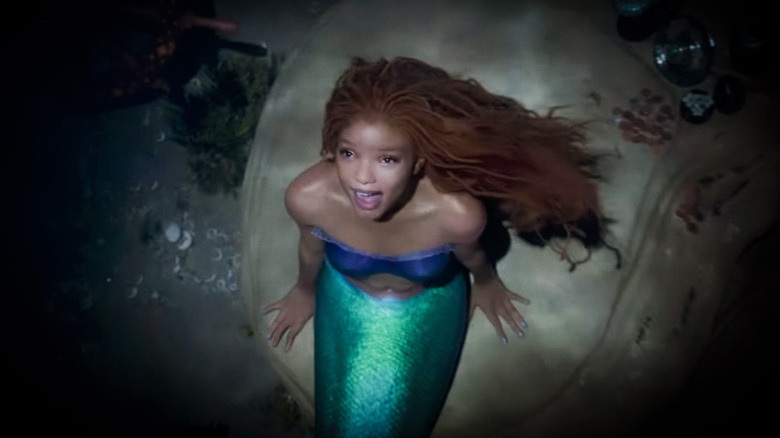 Halle Bailey in Disney's The Little Mermaid, premiering May 26