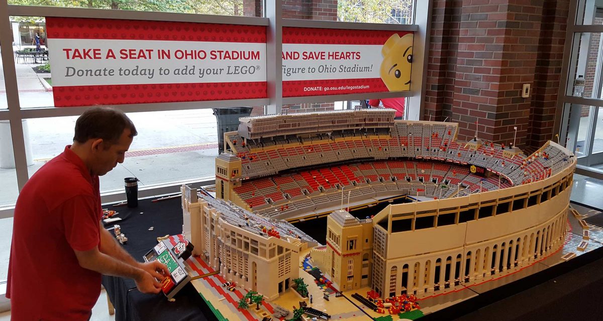 Ohio Stadium Built With An Estimated 500,000 LEGO Bricks