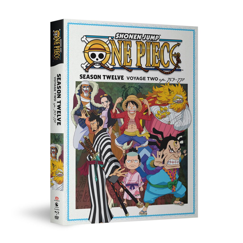 "One Piece - Season 12 Voyage 2" Blu-ray + DVD box art.