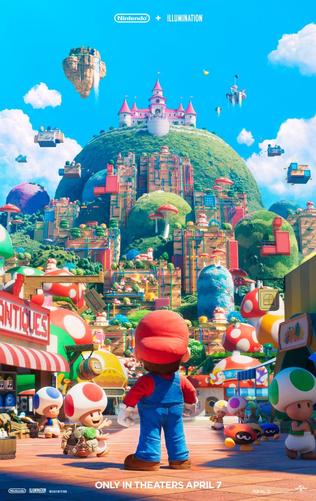 "Super Mario" film teaser poster.