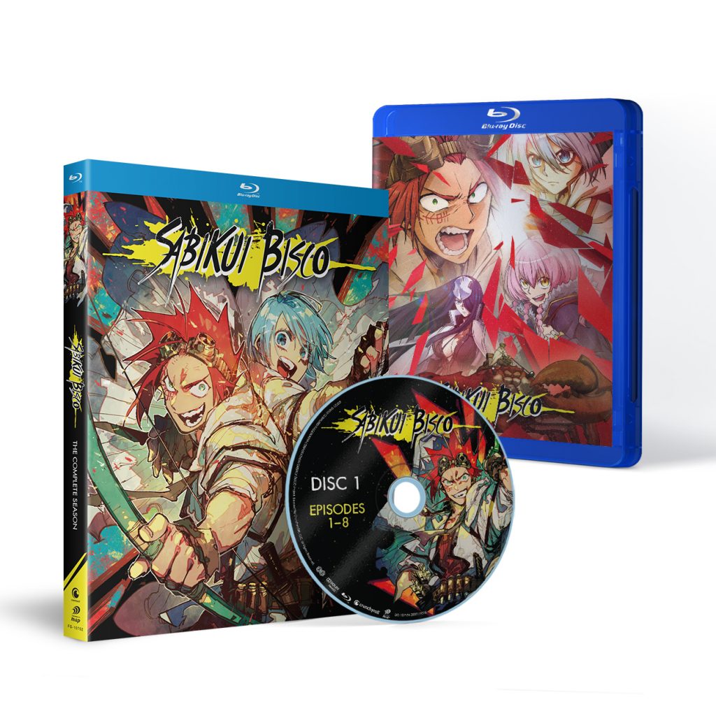 "Sabikui Bisco - The Complete Season" Blu-ray spread.