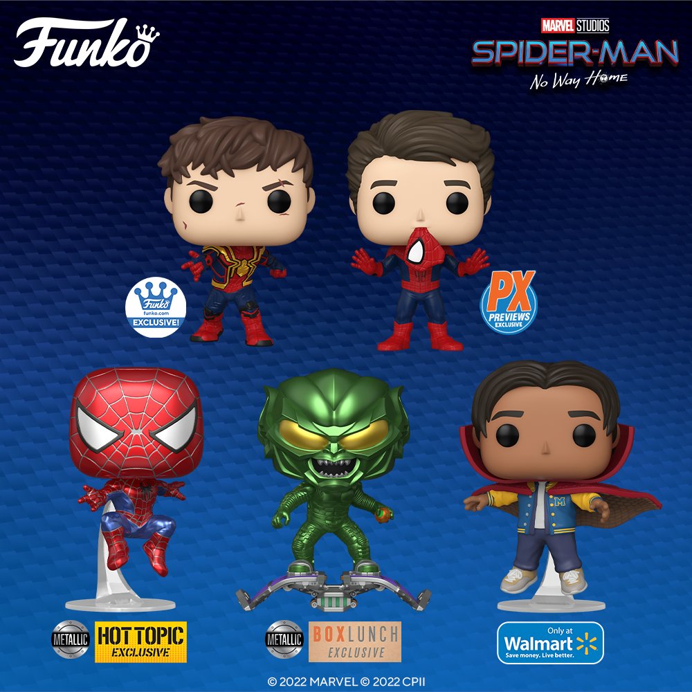 Swing Into Action With SpiderMan No Way Home Funko Pops!