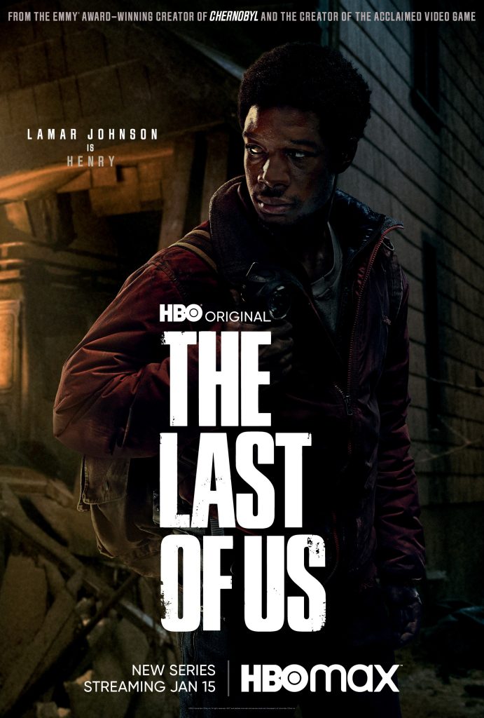 "The Last of Us" character poster featuring Lamar Johnson as Henry.
