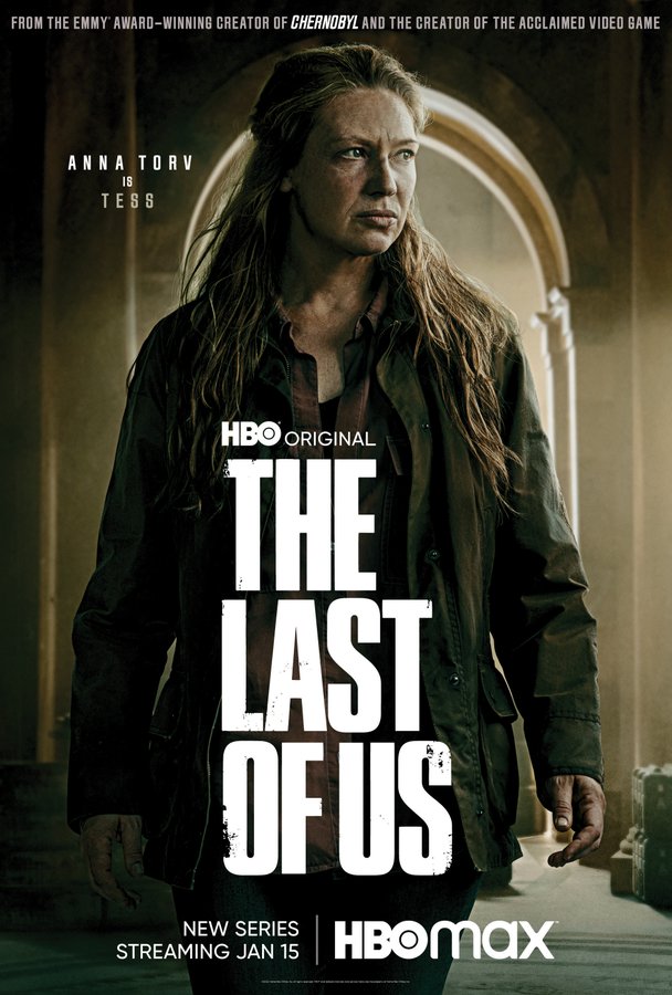 "The Last of Us" character poster featuring Anna Torv as Tess.