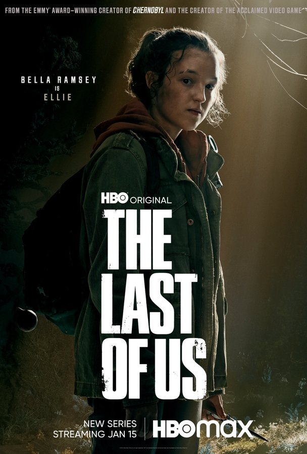 "The Last of Us" character poster featuring Bella Ramsey as Ellie.