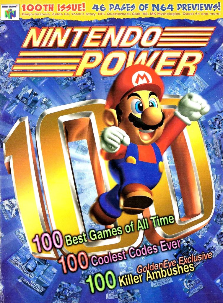 "Nintendo Power" Vol. 100 cover art.