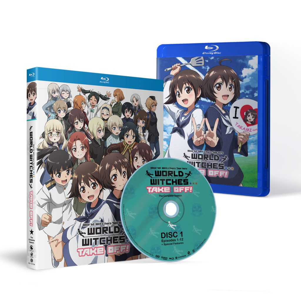 "World Witches Take Off! - The Complete Season" Blu-ray spread.