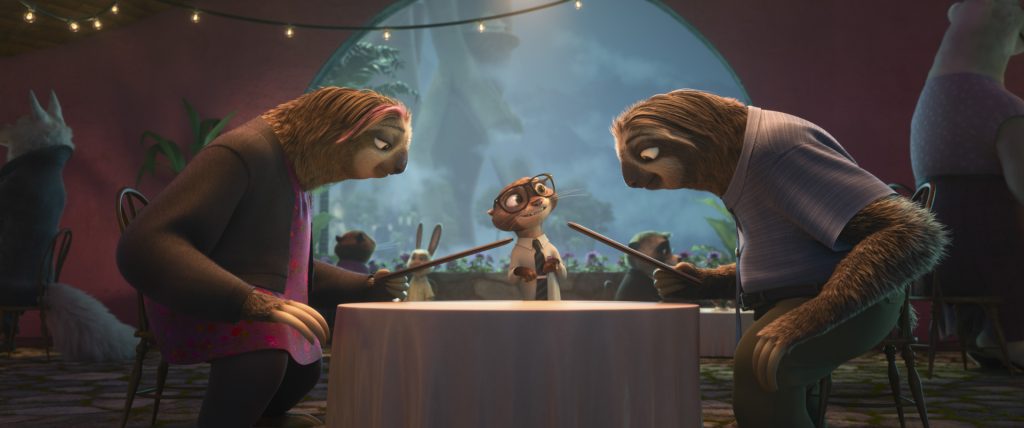 Meet Sam (voiced by Charlotte Nicdao), a super server who urgently tries to finish her restaurant shift to make a once-in-a-lifetime Gazelle concert, until Flash (Raymond S. Persi) and Priscilla (Kristen Bell) show up at the last minute with hopes of a once-in-a-lifetime dinner. Directed by Josie Trinidad and Trent Correy, and produced by Nathan Curtis, "Zootopia+" streams on Disney+ beginning Nov. 9, 2022. © 2022 Disney. All Rights Reserved.