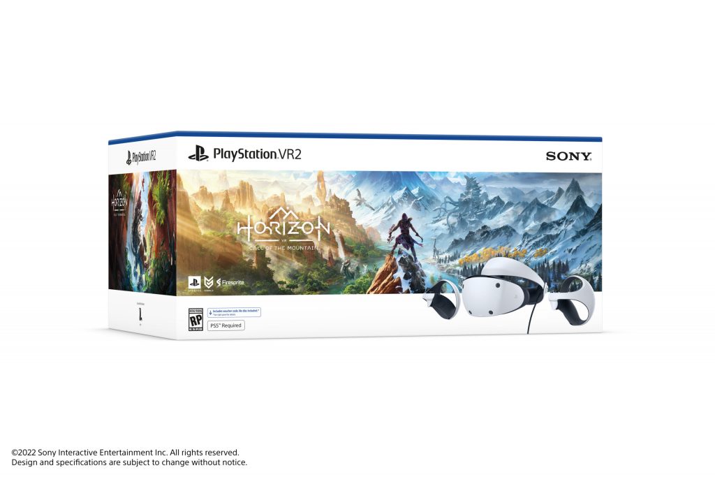 PlayStation VR2 Horizon Call of the Mountain bundle.