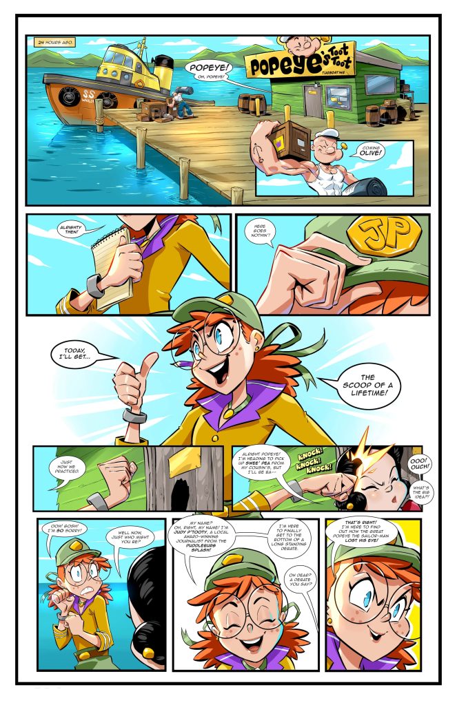 "Oeil Mensonge Popeye" page d'aperçu 2.