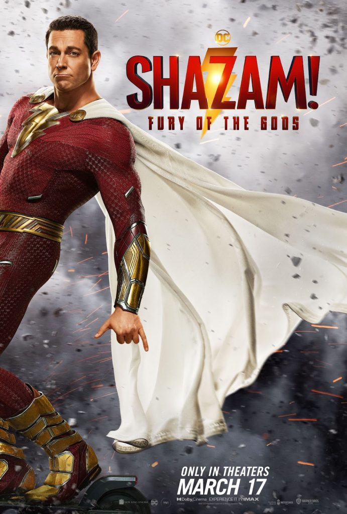 "Shazam! Fury of the Gods" poster.
