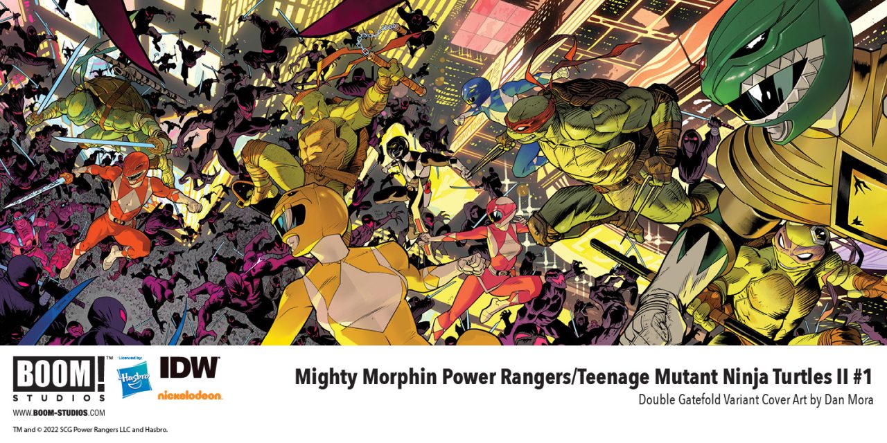 “Mighty Morphin Power Rangers/Teenage Mutant Ninja Turtles II” First Look Revealed
