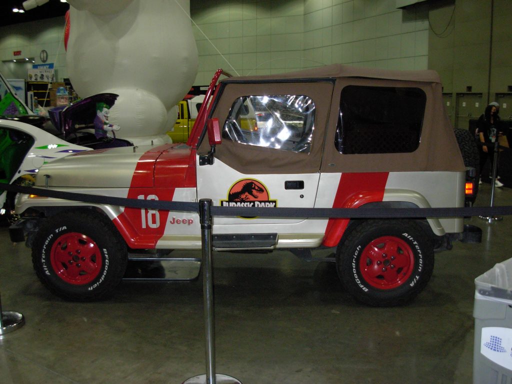 Jurassic Park Jeep from "Jurassic Park" (1993).