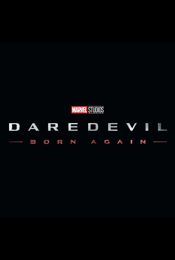 "Daredevil: Born Again" logo.