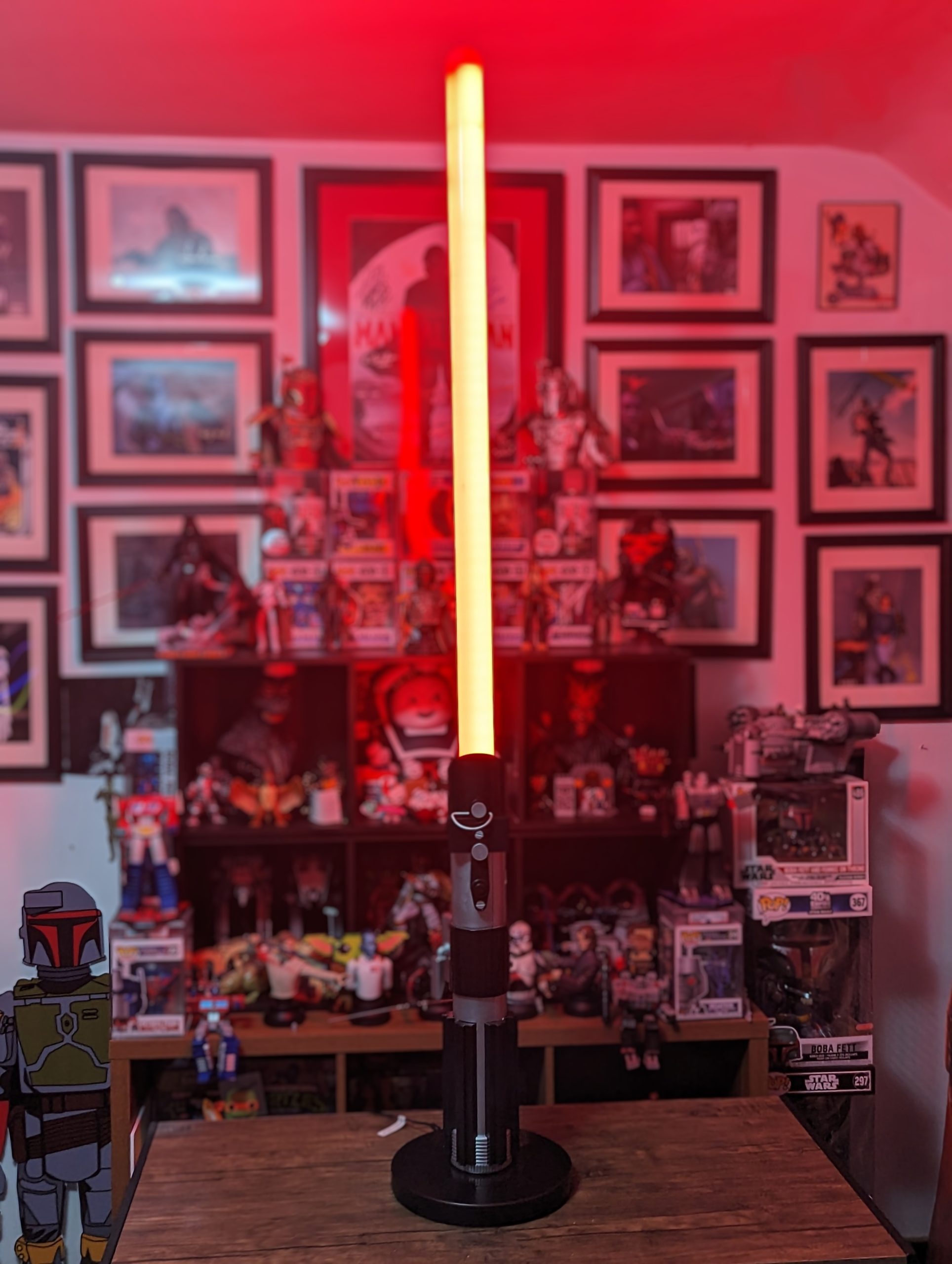 Star Wars: Darth Vader Lightsaber Standing Lamp Will Light Your Way To ...