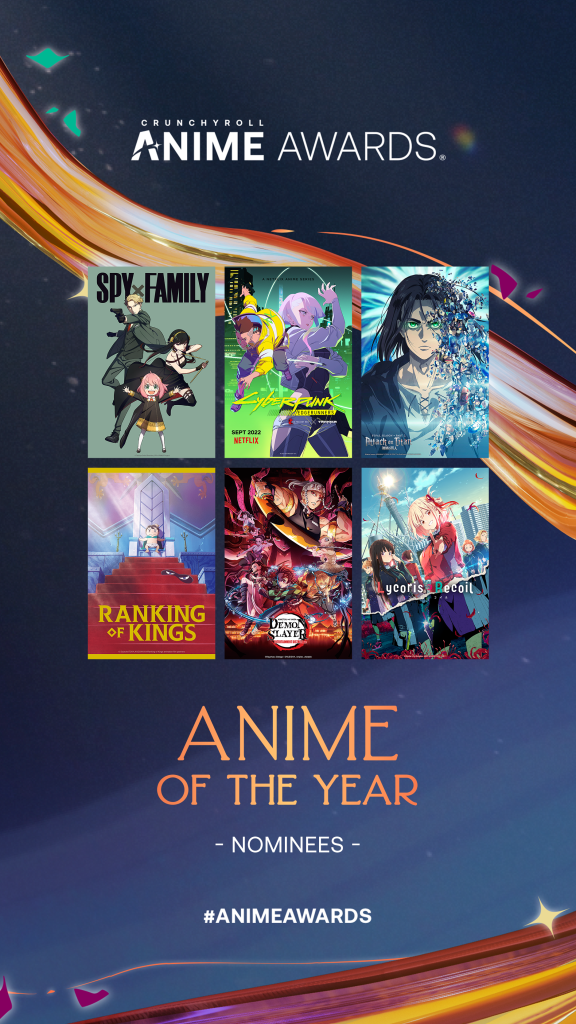 Crunchyroll Anime Awards: Votação para edição de 2023 está aberta ao  público