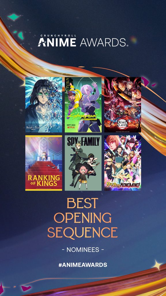 Crunchyroll Anime Awards 2023 Best Opening Sequence