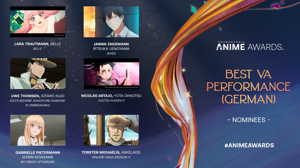 Crunchyroll Anime Awards 2023 Best VA Performance (German)