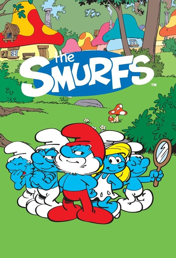 'The Smurfs' key art from IMDb.