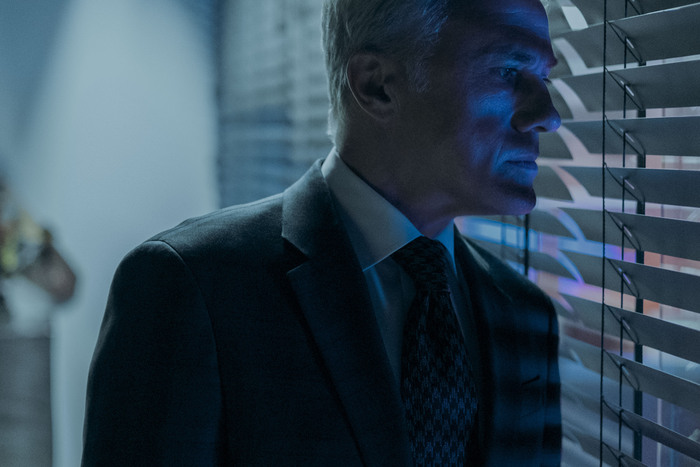 Regus Patoff (Christoph Waltz), in the Prime Video series The Consultant