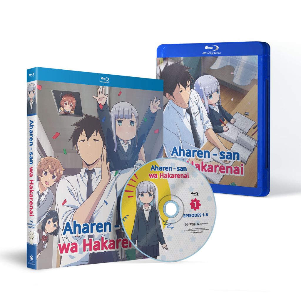 'Aharen-san wa Hakarenai - The Complete Season' Blu-ray spread.