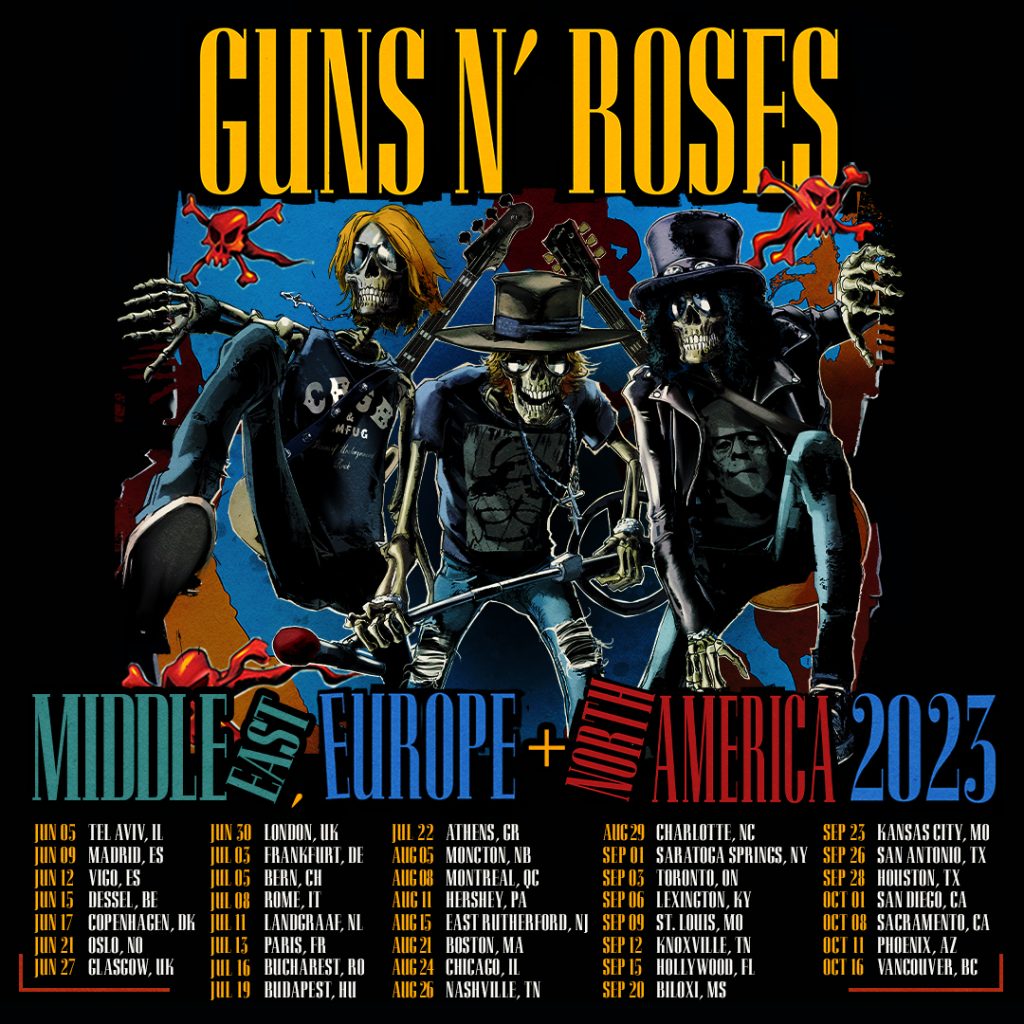 Guns N' Roses Announce Massive 2023 World Tour