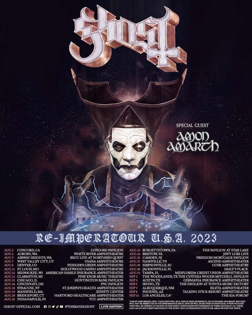 ghost band europe tour