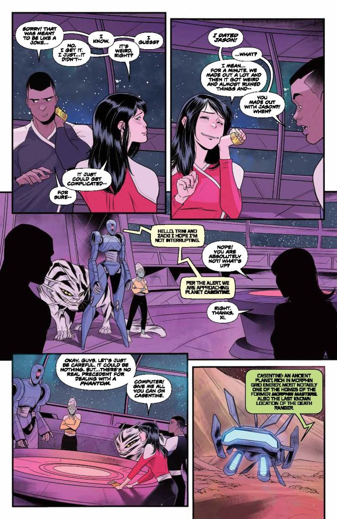 Mighty Morphin Power Rangers #105 panel 3