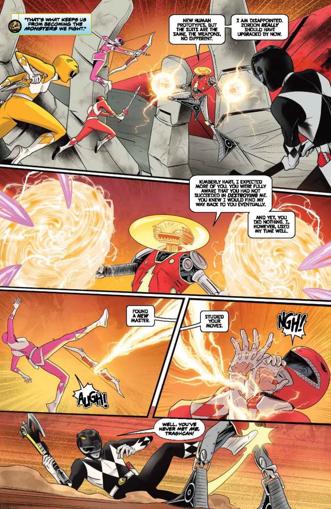 Mighty Morphin Power Rangers #105 panel 5