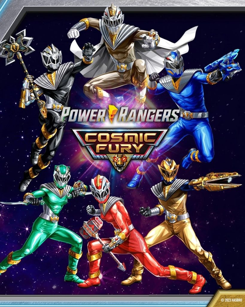 'Power Rangers Cosmic Fury' ley art.