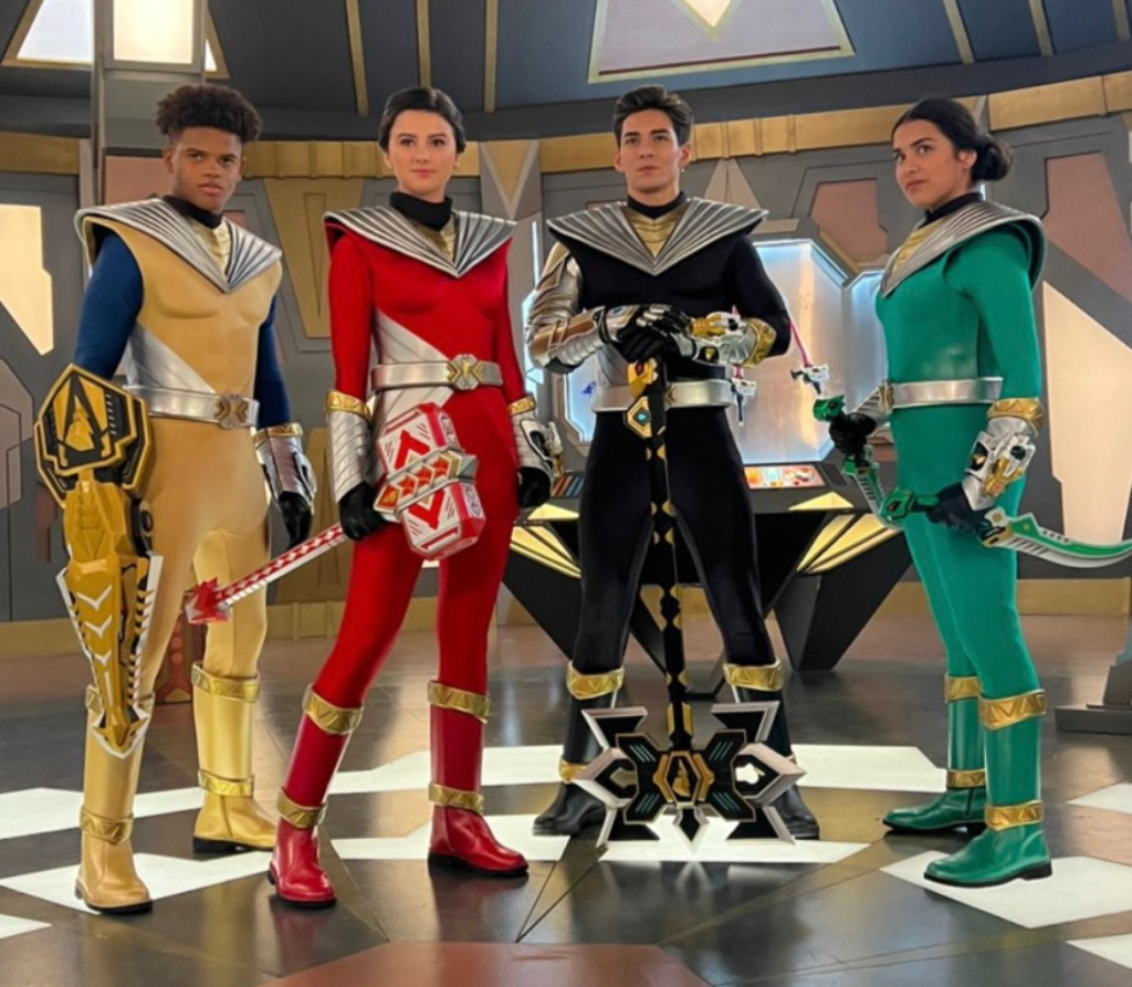'Power Rangers Cosmic Fury' team photo by Chance Perez.