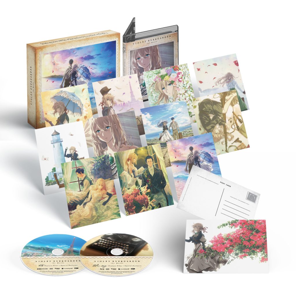 'Violet Evergarden the Movie - Limited Edition' 4K UHD + Blu-ray spread.