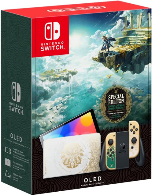 Nintendo Switch – OLED Model - The Legend of Zelda: Tears of the Kingdom Edition 3D box art.
