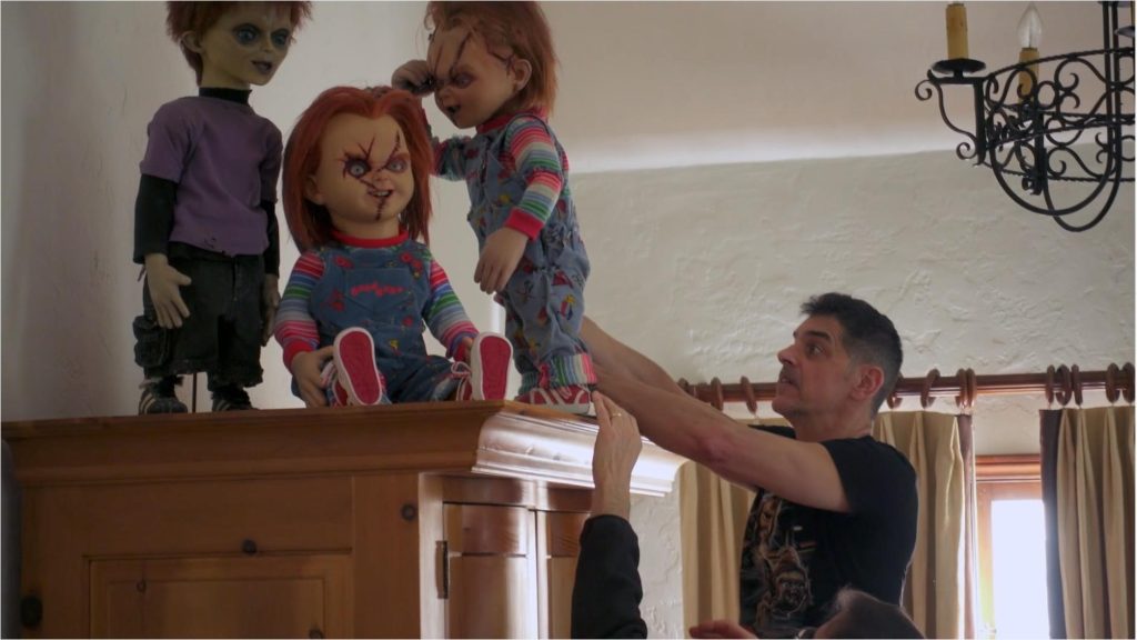 Don Mancini in Living With Chucky documentary. 