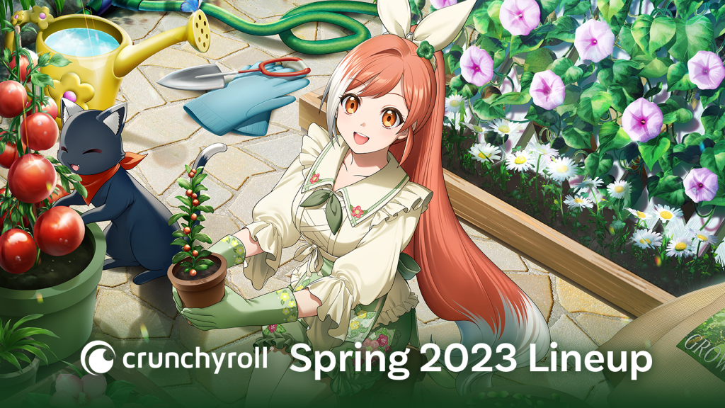 Crunchyroll Spring 2023 Lineup Announcement art.