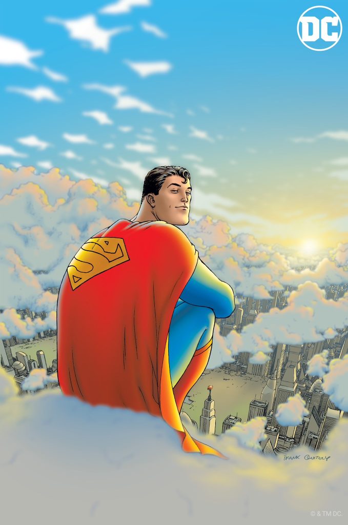 Smug Superman art by DC.