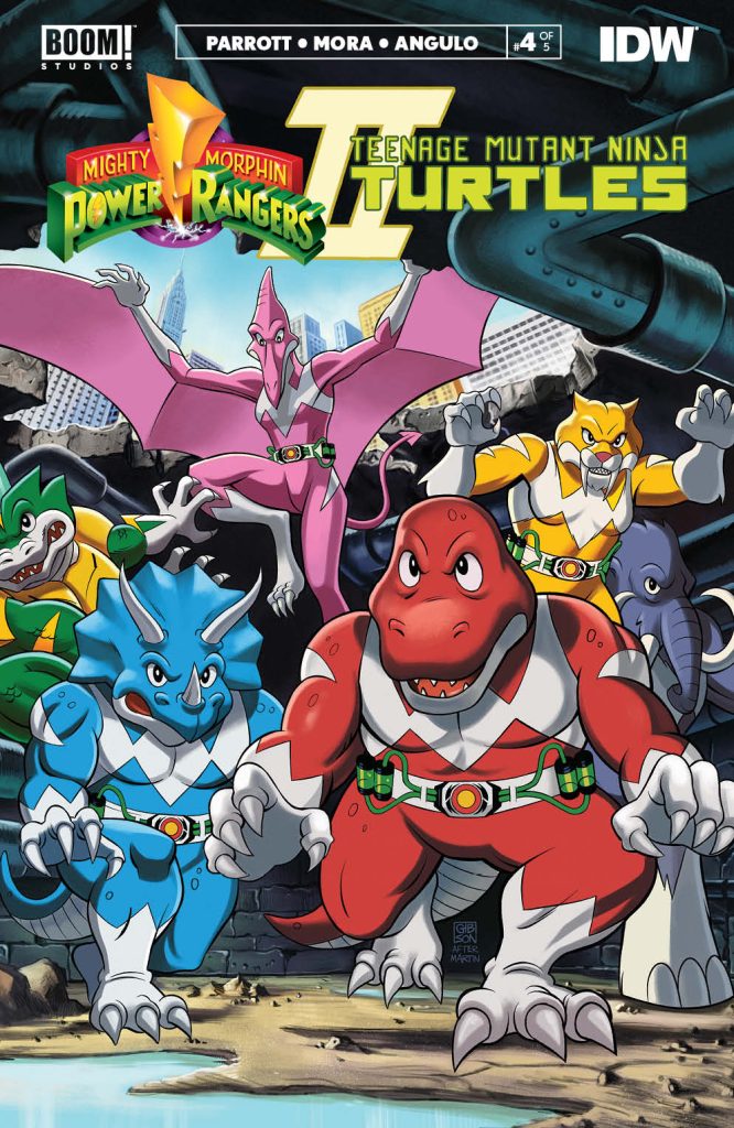 Mighty Morphin Power Rangers X Teenage Mutant Ninja Turtles cover