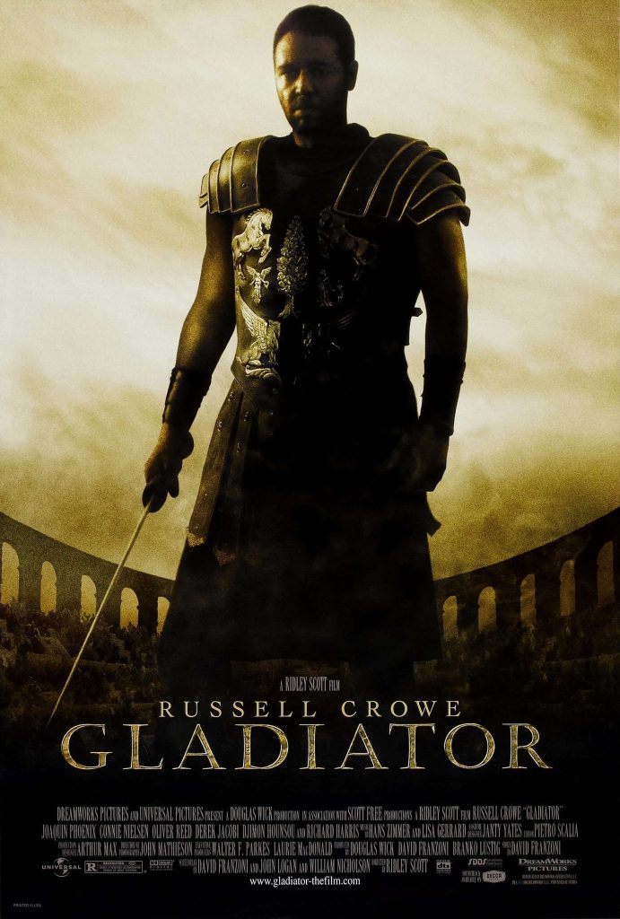 'Gladiator' (2000) theatrical release poster.