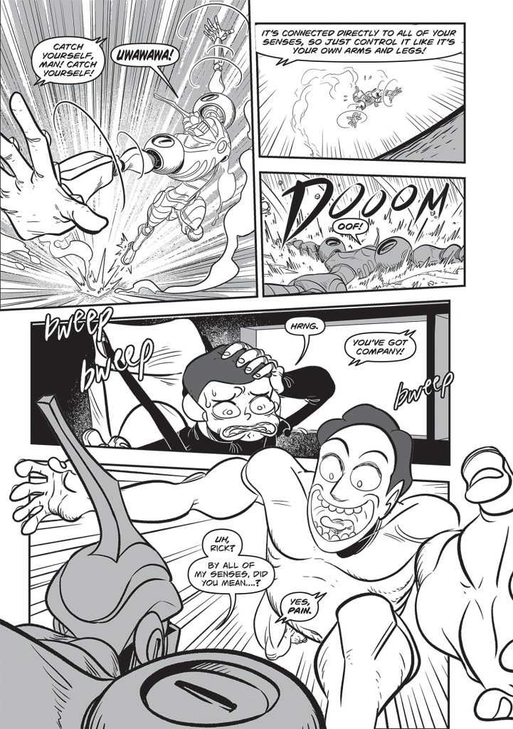 'Rick and Morty: The Manga Vol. 1 – Get in the Robot, Morty!' preview page 6.