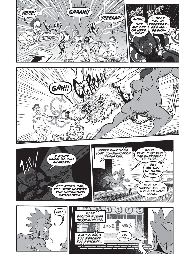 'Rick and Morty: The Manga Vol. 1 – Get in the Robot, Morty!' preview page 9.